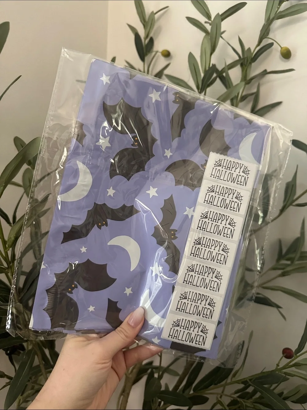 25 Piece Halloween Shipping Bundles - 10x13 Bat Mailers & Stickers